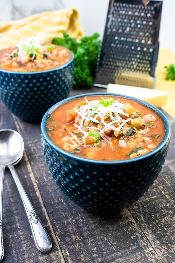 Minestrone Soup With White Beans
