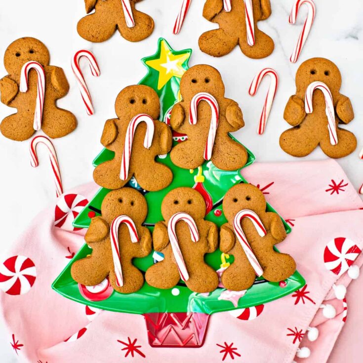 Image for Gingerbread Holding Candy Canes 